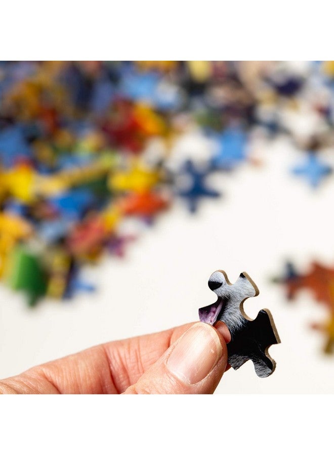 Webby Playful Happy Panda Wooden Jigsaw Puzzle, 252 Pieces - Image 4