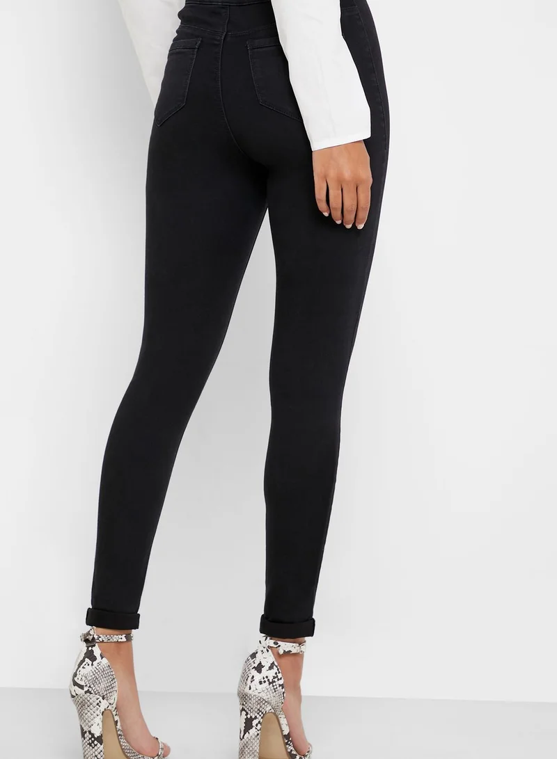 Missguided Vice High Waist Skinny Jeans