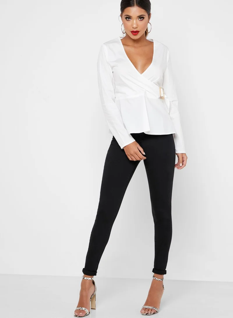 Missguided Vice High Waist Skinny Jeans