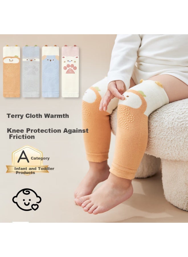 LAXIALIYA La Chalia Kids Knee Pads Girls Baby Leg Warmers Boys Infant Diaper Changing Crawling Long Socks Newborn Warm Autumn Winter - Image 1
