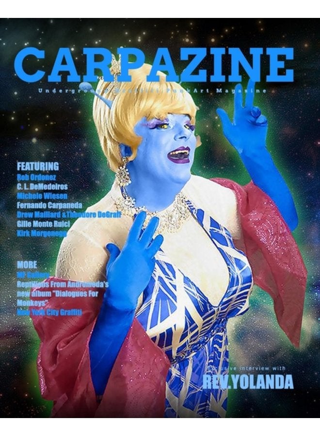 Carpazine Art Magazine Issue Number 15 Underground Graffiti Punk Art Magazine - Paperback