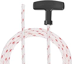 uxcell uxcell Recoil Start Rope with Handle 5.5mm Dia 1.7m 5.5ft Polyester Pull Cord for 173F 188F 190F Lawn Mower Trimmer  - Image 1