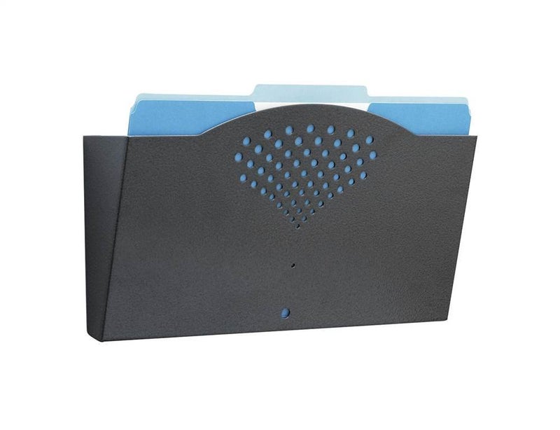 Safco 3171BL Steel Wall Rack with Single Legal Size Pocket | Durable Powder Coated | Flush Wall Mount | Black | Legal Size | Office Supplies & Accessories - Image 5