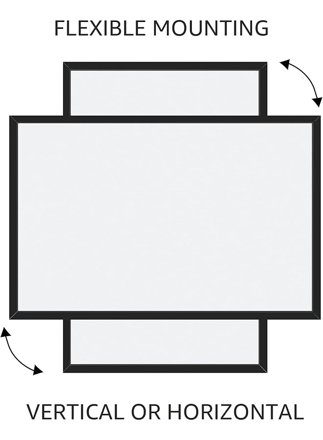 erorex Magnetic Dry Erase White Board 35 X 23 Inch Whiteboard Black Wooden Frame - Image 2