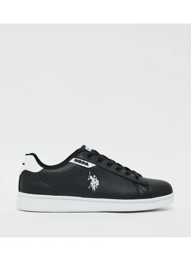 يو اس بولو اسن U.S. Polo Assn Costa GLB 5PR Women’s Sneakers – Black, Lace-Up Casual Shoes