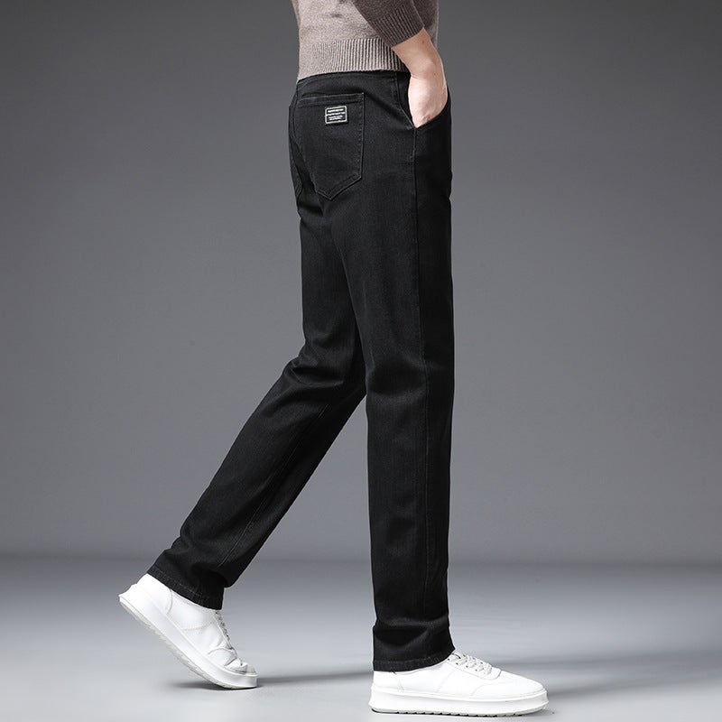 Unisex Classic Denim Jeans Loose Fit Daily Outdoor Wear - Image 4