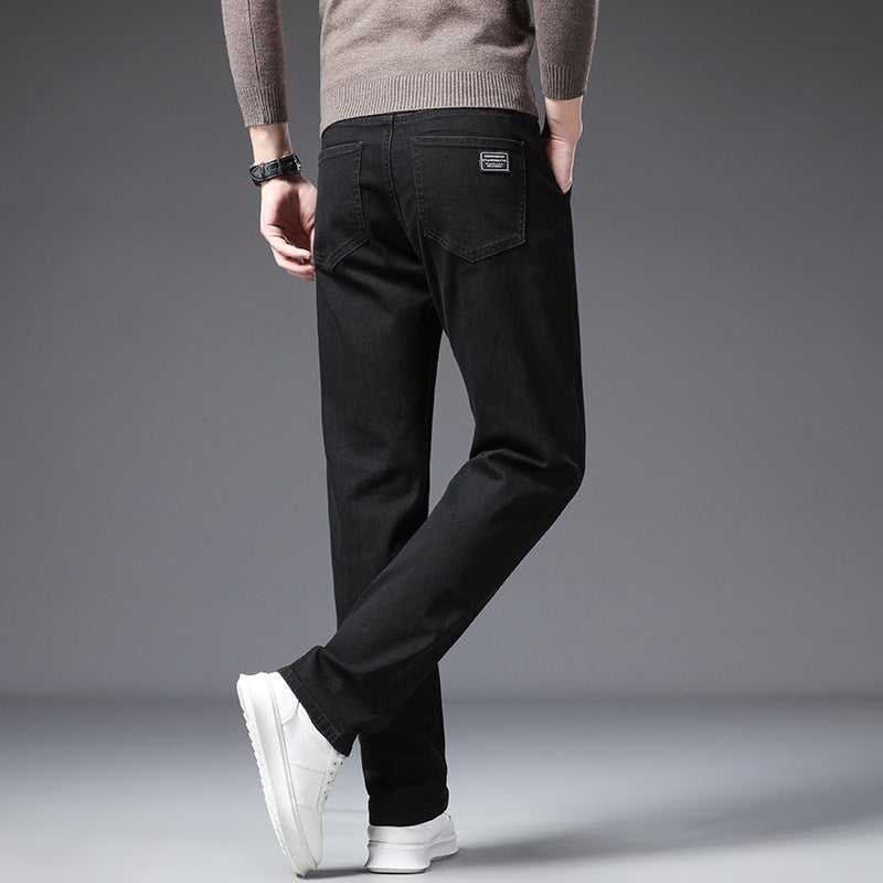 Unisex Classic Denim Jeans Loose Fit Daily Outdoor Wear - Image 3
