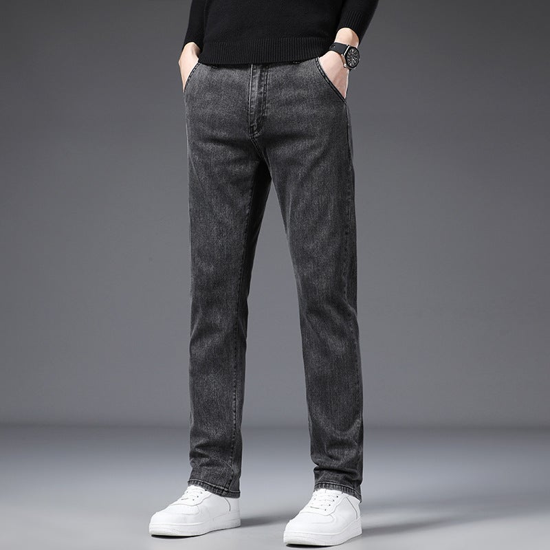 Unisex Classic Denim Jeans Loose Fit Daily Outdoor Wear - Image 1