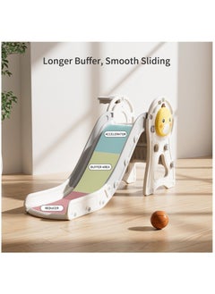FULL JOY Innovative Duck Shape Slide with Basketball for Kids - Foldable - 149 x 78 x 50 cm (Model: FJY-06  - Image 3