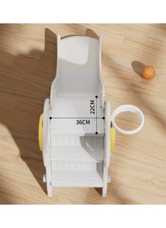FULL JOY Innovative Duck Shape Slide with Basketball for Kids - Foldable - 149 x 78 x 50 cm (Model: FJY-06  - Image 5