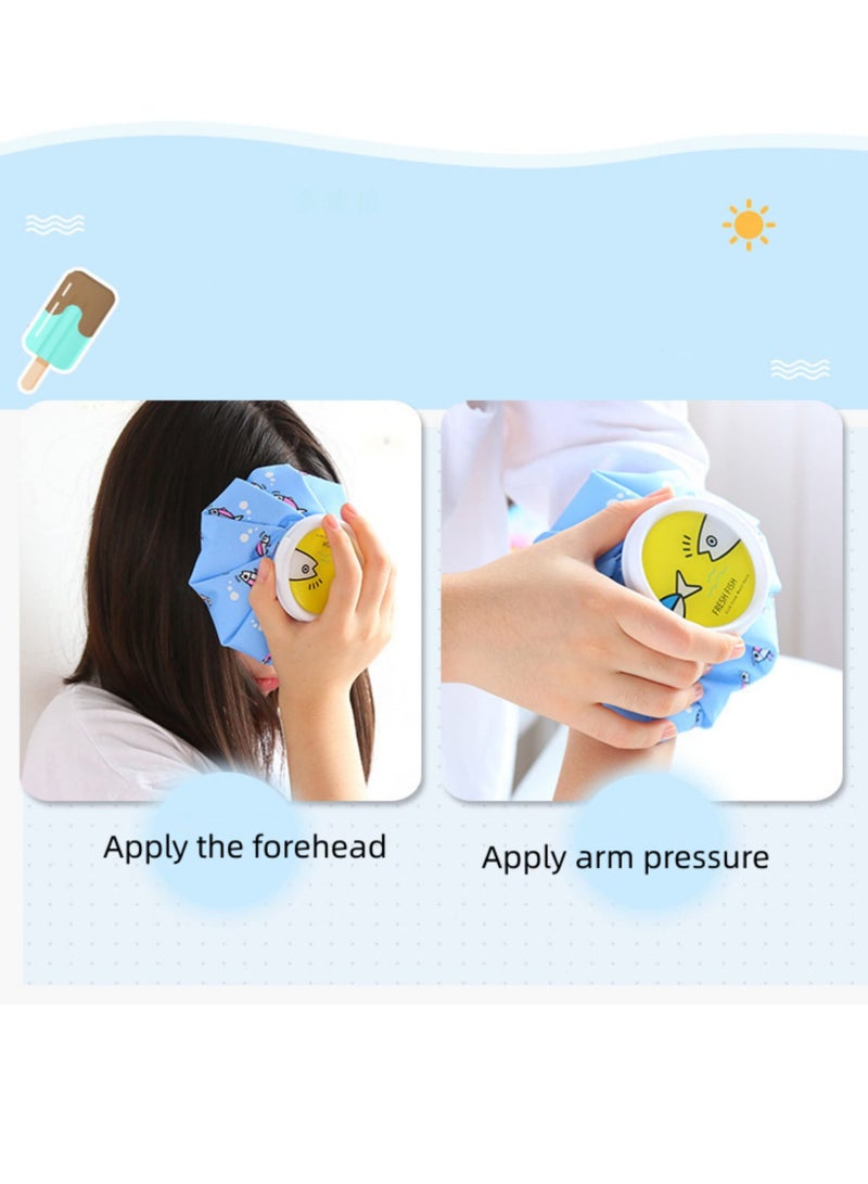 general Hot and Cold Reusable Ice Bag for Sport Injuries Ice Pack for Injuries, Hot  Cold Therapy, Teeth Pain Cold Pack, Headaches Cold Ice Bag Hot Cold Therapy for Head Shoulder Back Knee 2PCS - Image 2