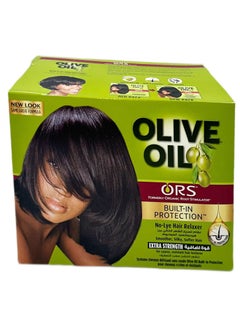 ORS Olive Oil Builtin Protection Full Application Nolye Hair Relaxer Extra Strength Kit 