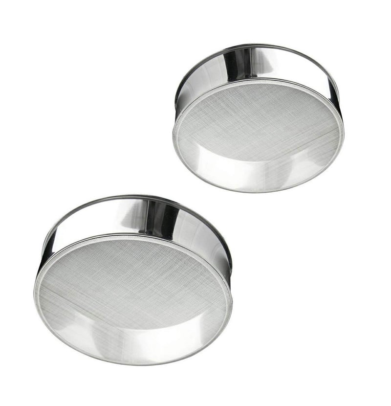 PUHETO Sieve Fine Mesh, Stainless Steel Round Sifter for Baking, Flour Sieve, 8 Inch 40 Mesh and 6 Inch 60 Mesh, 2PCS - Image 3
