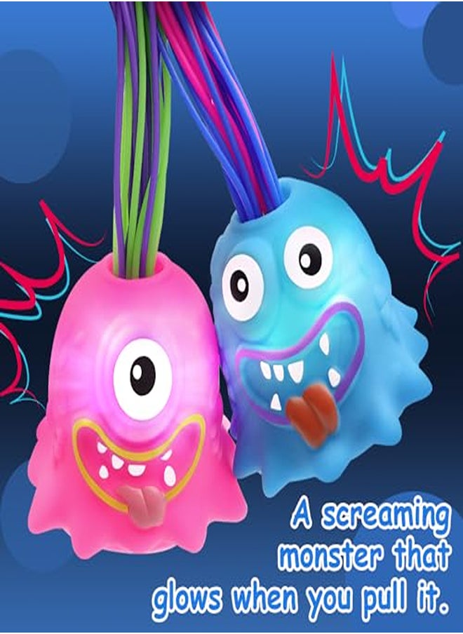 Generic 2-Piece Screaming Monster Fidget Toys – Hair-Pulling Sensory Toy  - Image 1