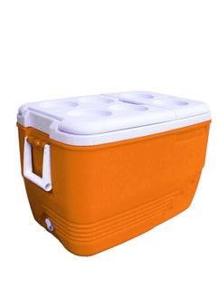 PRINCEWARE 60-Litre Ice Box Thermo insulated Picnic Cool Box-Thermo Keeper Container Expanded Cooler Fishing Ice Box (Blue,Red,Orange Mixed Colour)  - Image 2