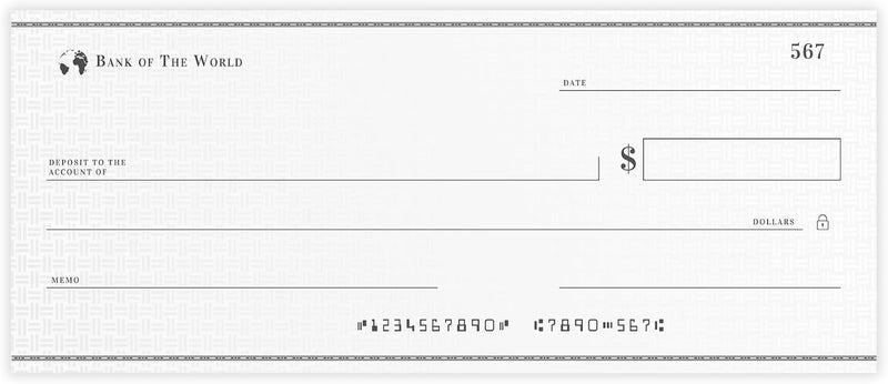 Paper Junkie Sustainable Greetings Reusable Giant Paper Check - 30 x 16 in Multicolor Dry Erase Board - Oversized Novelty Gag Gift & Giant Check for Fundraisers & Awards - Image 1
