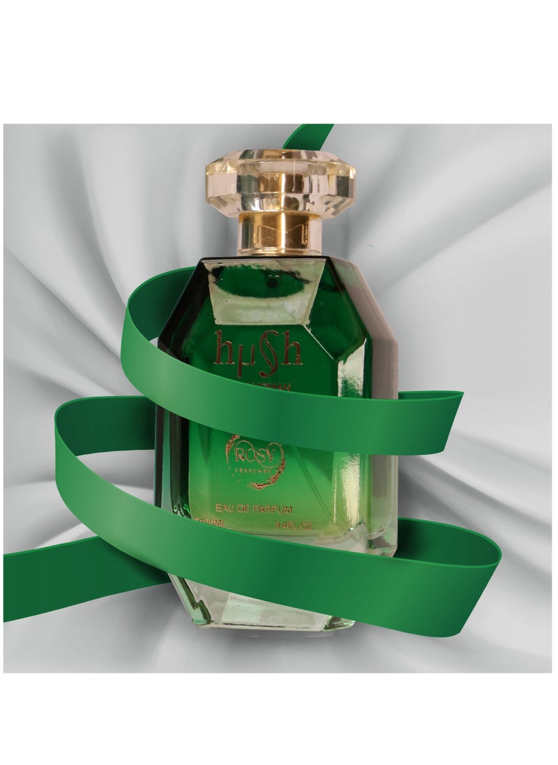 عطور روزي - عطر HUSH النسائي جميل وحديث وعطر الأزهار عطر طويل الأمد للنساء هدية عيد الحب المثالية لها (100 مل) - Image 1