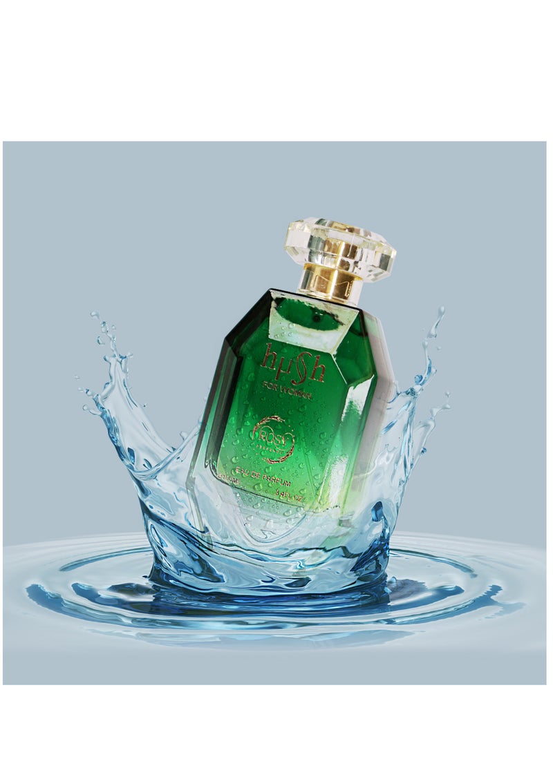 عطور روزي - عطر HUSH النسائي جميل وحديث وعطر الأزهار عطر طويل الأمد للنساء هدية عيد الحب المثالية لها (100 مل) - Image 1