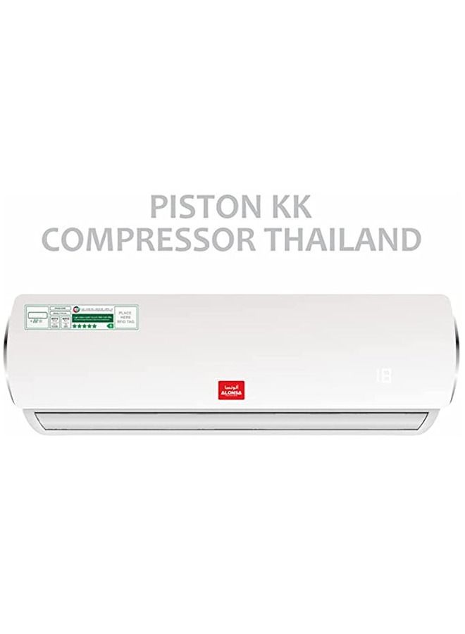 Alonsa High Performance  Split Air Conditioner with Piston Compressor Turbo Cooling White Color - Image 4