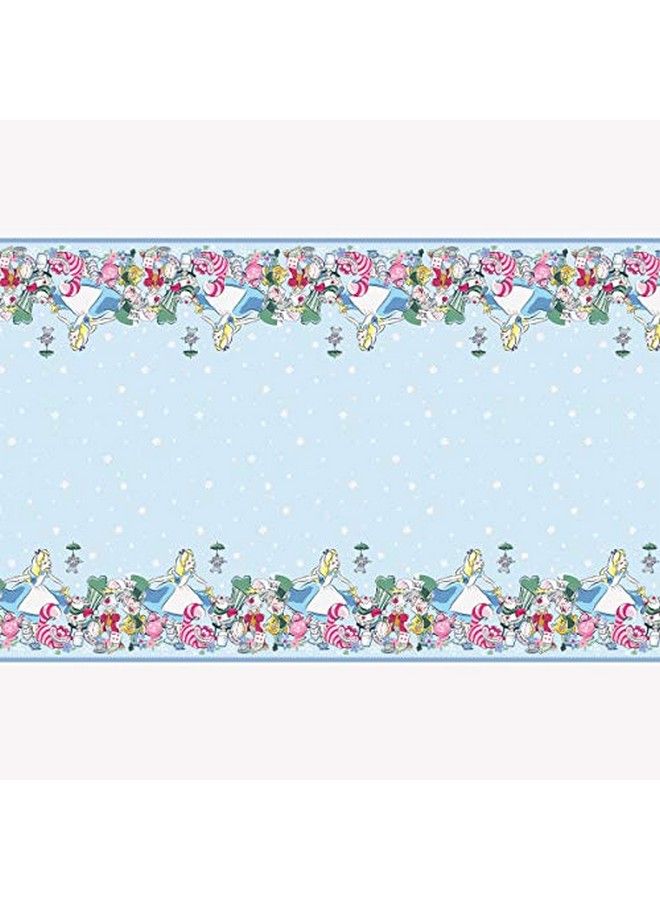Unique Alice In Wonderland Party Supplies Bundle Pack Includes Plastic Table Covers 2 Pack - Image 4