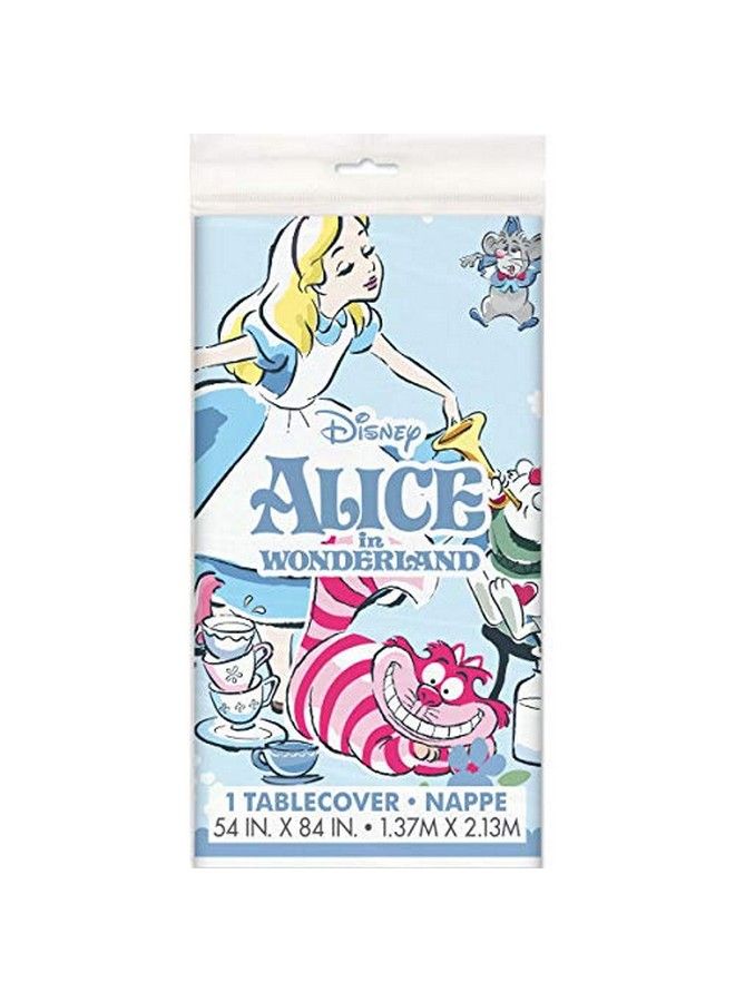 Unique Alice In Wonderland Party Supplies Bundle Pack Includes Plastic Table Covers 2 Pack - Image 3