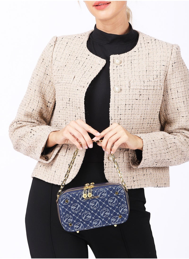BLLE ROWN New Arrival Women's Luxury Handbags 2pcs Bag Set With Coin Purse Free Elegant Ladies Crossbody Bag Shoulder Bag Gifts For Women  - Image 1