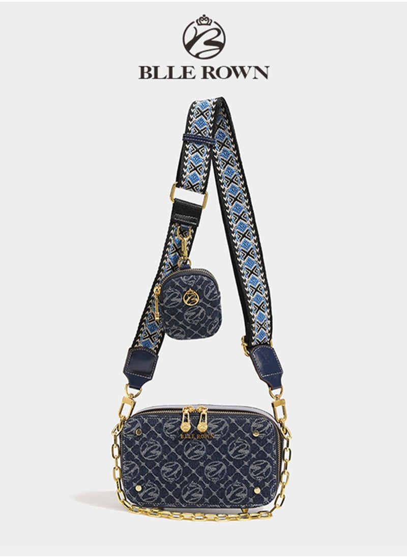 BLLE ROWN New Arrival Women's Luxury Handbags 2pcs Bag Set With Coin Purse Free Elegant Ladies Crossbody Bag Shoulder Bag Gifts For Women  - Image 2