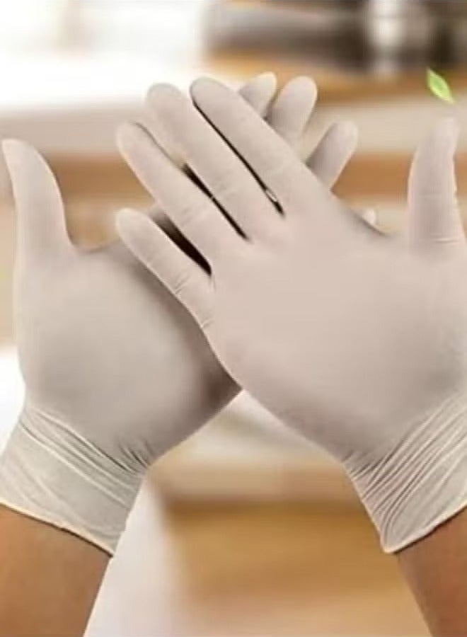 Powder-Free Medical Latex Gloves - Optimal Protection and Superior Comfort, Large - Image 1