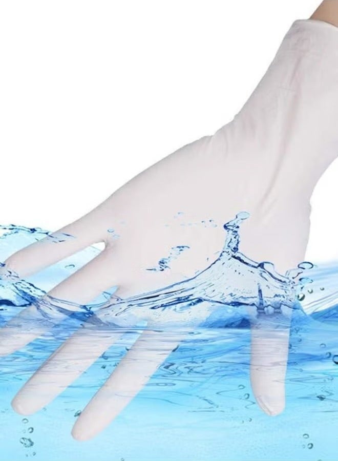 قفازات لاتكس طبية خالية من البودرة – حماية مثالية وراحة فائقة مقاس لارج - Image 3