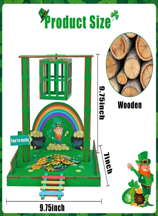 Phoncoo St Patrick's Day Leprechaun Trap Kit, St Patrick's Day DIY Toys Gift for Kids, Leprechaun Trap Crafts Kit to Catch A Leprechaun, St Patrick's Day Party Supplies Decorations - Image 2
