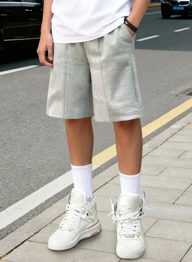 Take Two Boys Grey Shorts With Side Pocket - Image 1