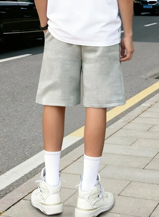 تايك تو Boys Grey Shorts with Side Pocket