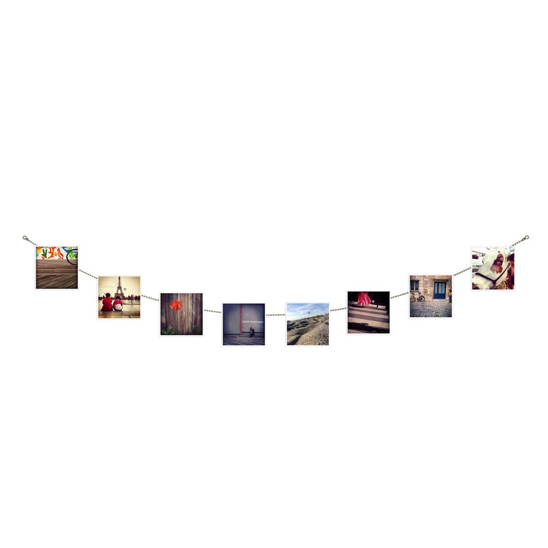 Three By Three Seattle Chained-Up Ball with Chain Photo Display  Silver (41108) - Image 1