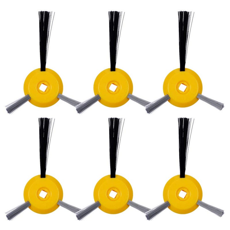 KEEPOW 6 Pack Side Brushes Replacement Parts for Shark ION Robot R85 RV750 RV720 S87 RV850 RV851WV Vacuum