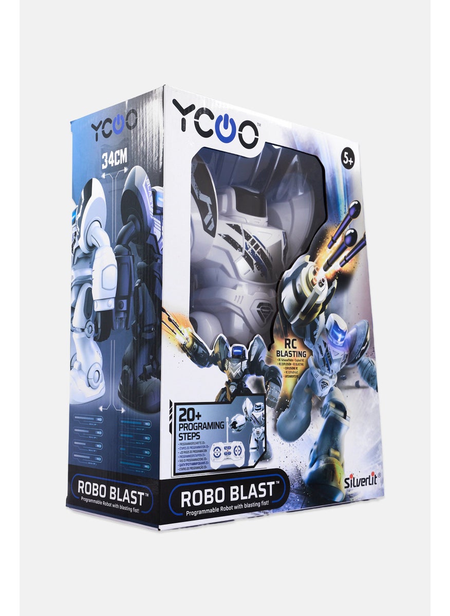 Silverlit Ycoo Robo Blast Programmable R/C Robot With Blasting Fist, White  - Image 2