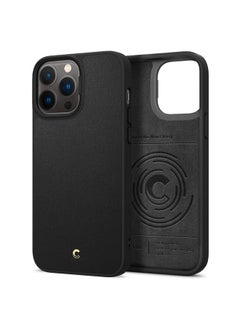 CYRILL CYRILL Back Cover for iPhone 13 Pro Max (Thermoplastic Polyurethane, Polycarbonate, Faux Leather | Black | Solid)  - Image 1