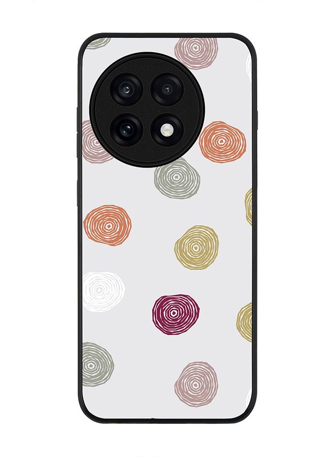 Stylizedd For OnePlus 13R / Ace 5 Pro Case,Slim fit Camera Protection, Shockproof Thin Phone cover  - Circular Scribbles