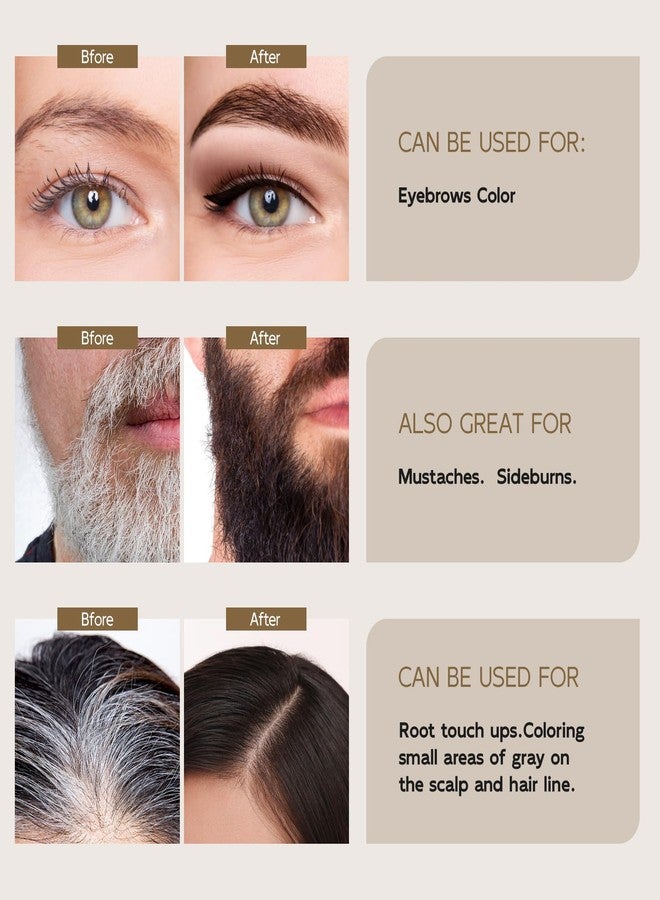 Simpout (Upgrade) Simpout Henna Hair Kit - 6 grams, Spot Color Henna Hair Kit with Developer, 100% Natural Root Touch Up, Professional Salon & Home DIY Kit, Easy to Use (Dark Brown) - Image 2