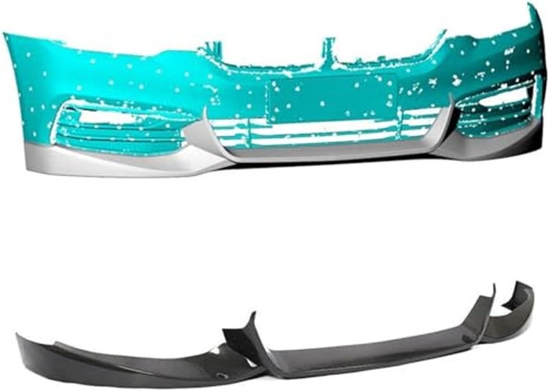 Wivplex Carbon Fiber Front Bumper Lip Spoiler for BMW 5 Series - Image 5