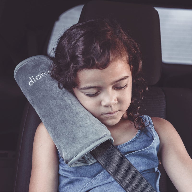 Diono Seat Belt Pillow for Kids, Super Soft Car Seat Belt Cover Travel Pillow for Head, Neck, Shoulder in Car, Universal Fit - Image 3