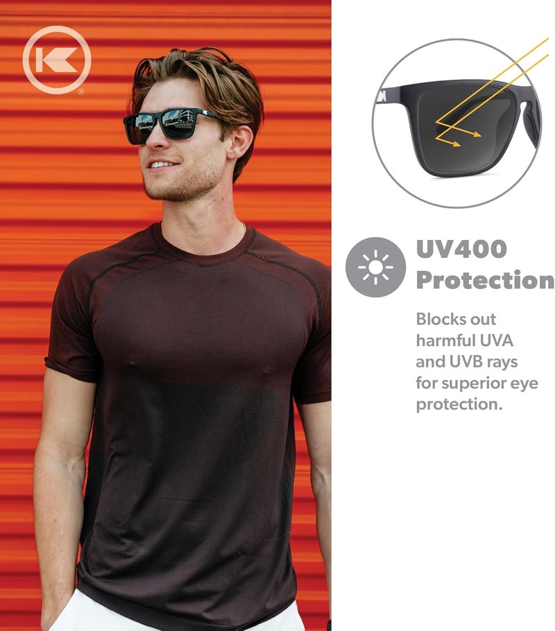 Knockaround Fast Lanes Sport Polarized Lightweight Sunglasses for Men & Women - UV400 Protection - Running - Image 3