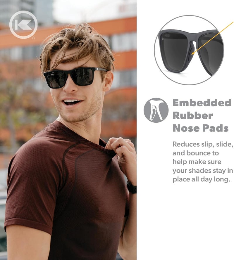 Knockaround Fast Lanes Sport Polarized Lightweight Sunglasses for Men & Women - UV400 Protection - Running - Image 5