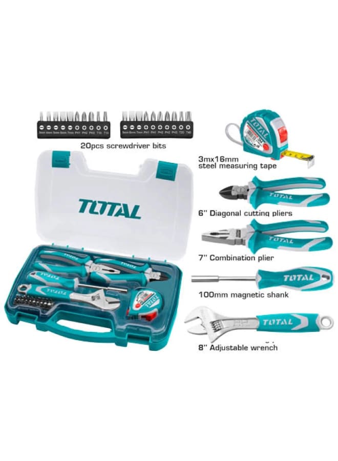 TOTAL Total 25-Piece Hand Tool Kit - Image 2
