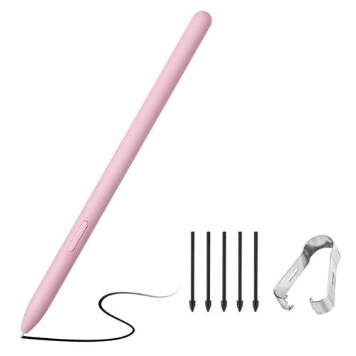 Amtake Compatible with Galaxy Tab S6 Lite Pen Replacement Compatible with Samsung Galaxy Tab S6 Lite S Pen (EJ-PP610) Stylus Pen Replacement +Free 5 Tips Pink - Image 1