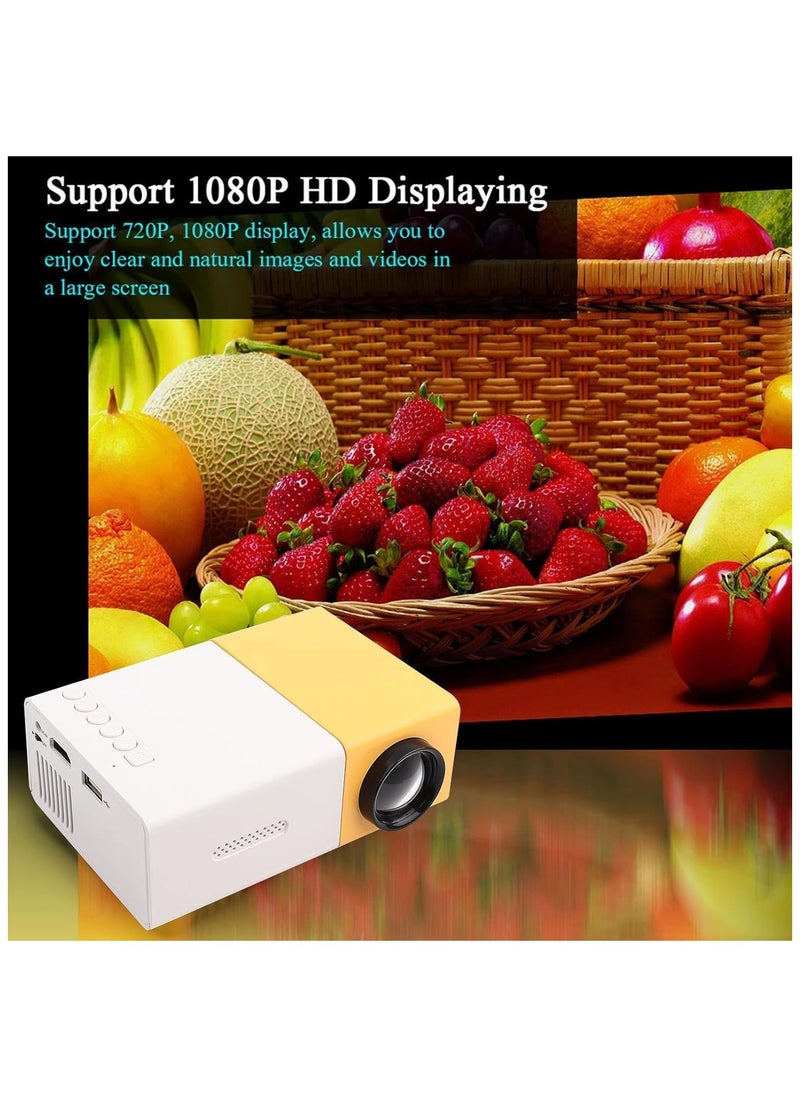 ماركة غير محددة جهاز عرض صغير، جهاز عرض LED محمول بدقة 1080 بكسل، مسرح سينمائي منزلي، أجهزة عرض أفلام داخلية/خارجية، كمبيوتر محمول/كمبيوتر شخصي/هاتف ذكي  - Image 5
