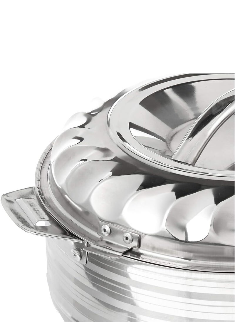 Sharpdo 6-Piece Double-Layer Stainless Steel Cookware Set, Thickened Set with Large Capacity 2l/3l/5l Fresh-Keeping Box - Image 5