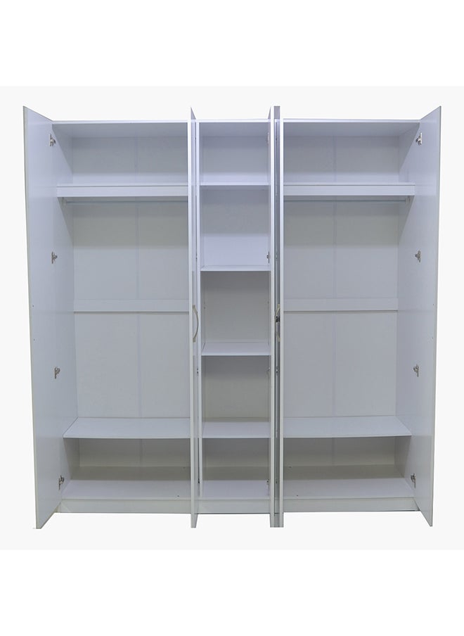 Home Box - Kulltorp Plus 5-Door Wardrobe with Mirror 55 x 209 x 200 cm - Image 1