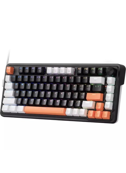 K714 Landshaker Rapid Trigger HE Gaming Magnetic Keyboard, Hyper-Fast Actuation Magnetic Switch, Actuation Point Adjustable, 8K Hz Polling Rate, Dedicated Control Knob