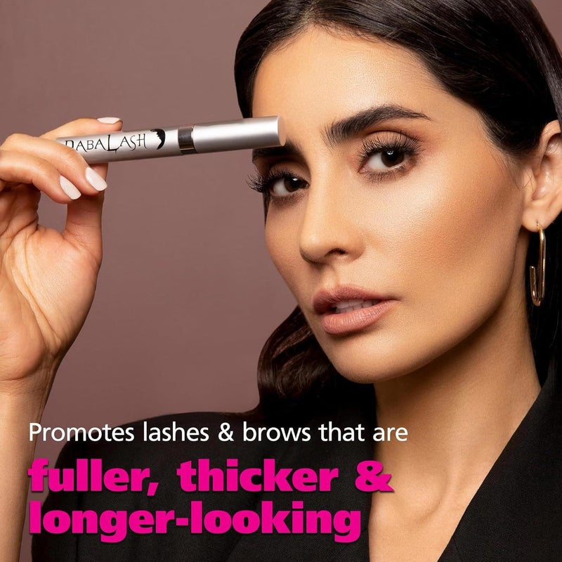 DABALASH Vegan Combo â€“ Professional Eyelash & Brow Growth Serum + Gentle Vegan Mascara â€“ Promotes the Appearance of Naturally Longer, Fuller & Thicker Lashes + Brows â€“ 0.18 oz & 0.3 oz - Image 2