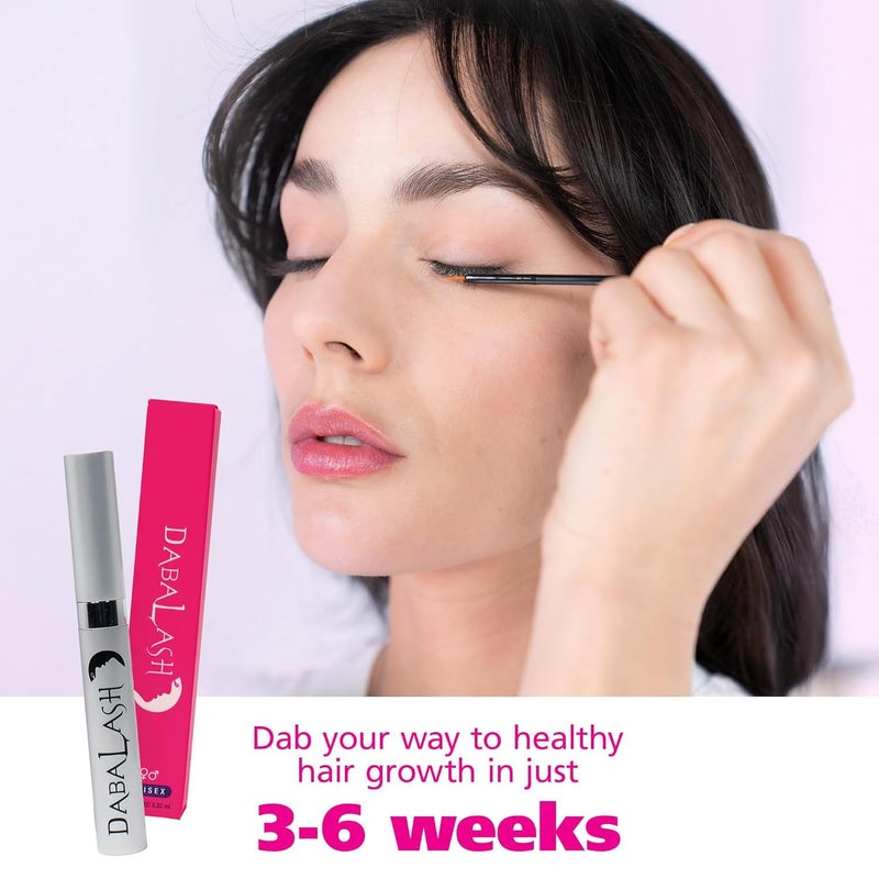 DABALASH Vegan Combo â€“ Professional Eyelash & Brow Growth Serum + Gentle Vegan Mascara â€“ Promotes the Appearance of Naturally Longer, Fuller & Thicker Lashes + Brows â€“ 0.18 oz & 0.3 oz - Image 5